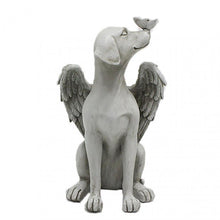 Load image into Gallery viewer, Angel Dog Butterfly Tribute Puppy Statue Sculpture Outdoor Garden Resin Decor
