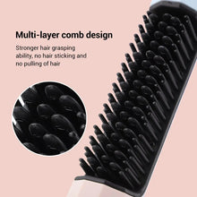 Load image into Gallery viewer, 2 in 1 Wireless 30s Fast Heat Hair Curling Comb Anti-Scald Curler
