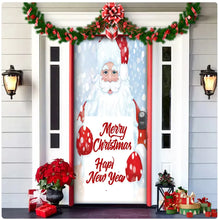 Load image into Gallery viewer, Christmas Forest Background Fabric Door Hanging for Christmas Party Decoration
