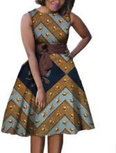 Load image into Gallery viewer, Batik Printed Cotton Dress and Skirt Combo
