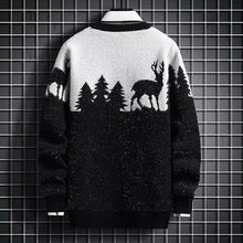 Load image into Gallery viewer, Velvet Christmas Tree round Neck Knitted Cotton Knitwear

