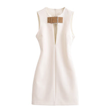 Load image into Gallery viewer, Women&#39;s Spring And Summer Strap Sleeveless Slim Mini Dress
