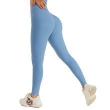 Load image into Gallery viewer, Running Sports Ribbed High Waist Stretch Cropped Fitness Pants
