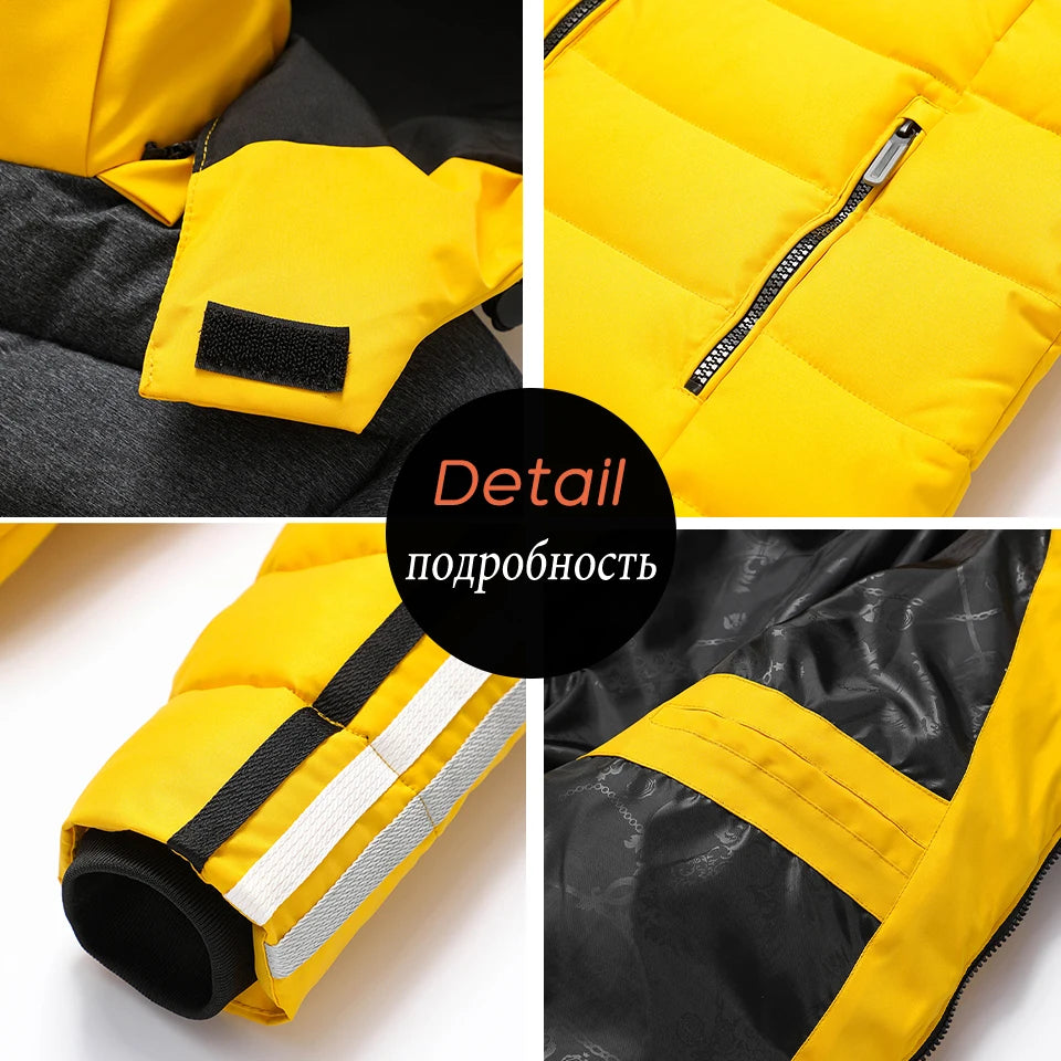 Men 2023 Winter Brand New Casual Warm Thick Windproof Jacket