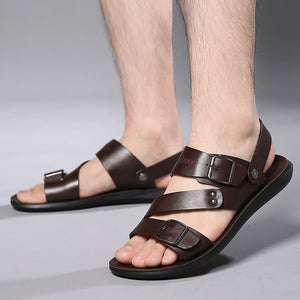 Fashion Comfortable Men's Leather Sandals