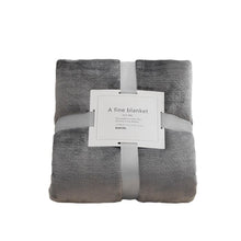 Load image into Gallery viewer, 70x100cmGrey Flannel Fleece Blanket Adult Children Soft Warm Throw Bed Covers
