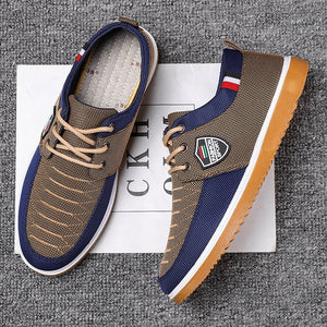 New Men's Canvas Shoes Lightweight Sports Shoes Casual Mesh  Breathable