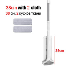 Load image into Gallery viewer, Magic Self-Cleaning Squeeze Mop Microfiber Spin And Go Flat Mop
