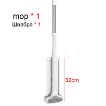 Load image into Gallery viewer, Magic Self-Cleaning Squeeze Mop Microfiber Spin And Go Flat Mop
