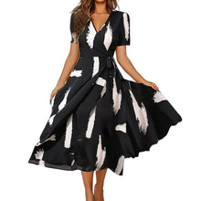 Load image into Gallery viewer, 2023 Boho Vintage Print Women Maxi Dress Summer Fashion

