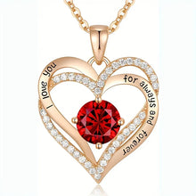 Load image into Gallery viewer, Rose In A Box Plus Red Zircon Pendant
