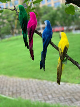 Load image into Gallery viewer, 25/35cm Simulation Parrot Garden Decoration Creative Lawn Figurine Ornament Animal Bird Outdoor Garden Party Prop Decoration
