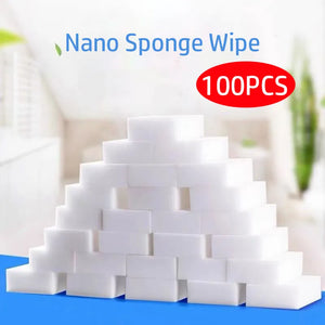 30/50/100PCS Melamine Sponge Magic Sponge Eraser For Kitchen Office Bathroom