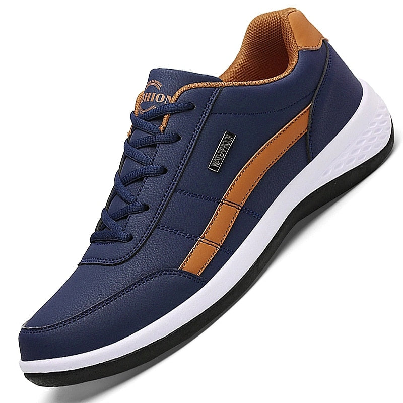 Leather Men Shoes Sneakers Trend Casual Shoe Italian Breathable Leisure