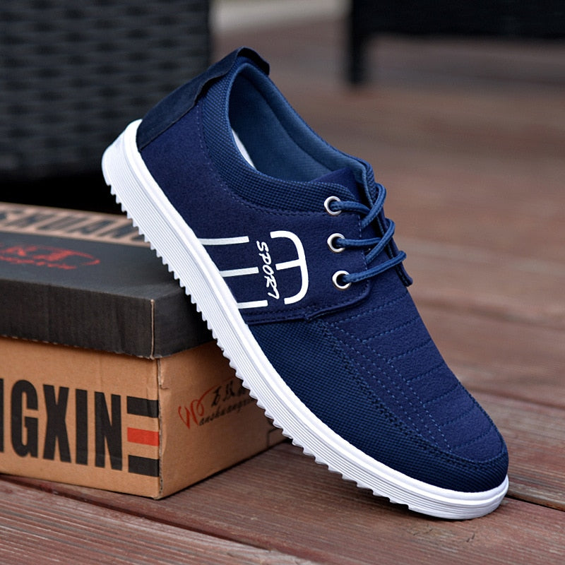 New Men's Canvas Shoes Lightweight Sports Shoes Casual Mesh  Breathable
