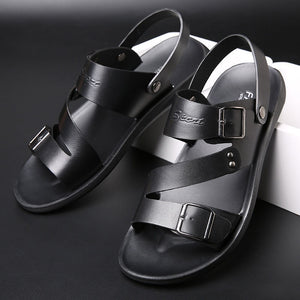 Fashion Comfortable Men's Leather Sandals