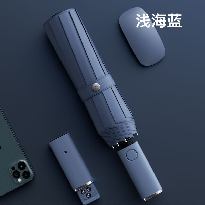 Xiaomi Umbrella Light Automatic Shrinkable Black Folding Umbrella