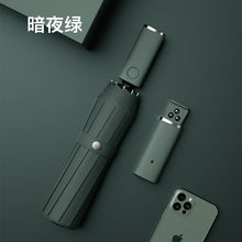 Load image into Gallery viewer, Xiaomi Umbrella Light Automatic Shrinkable Black Folding Umbrella

