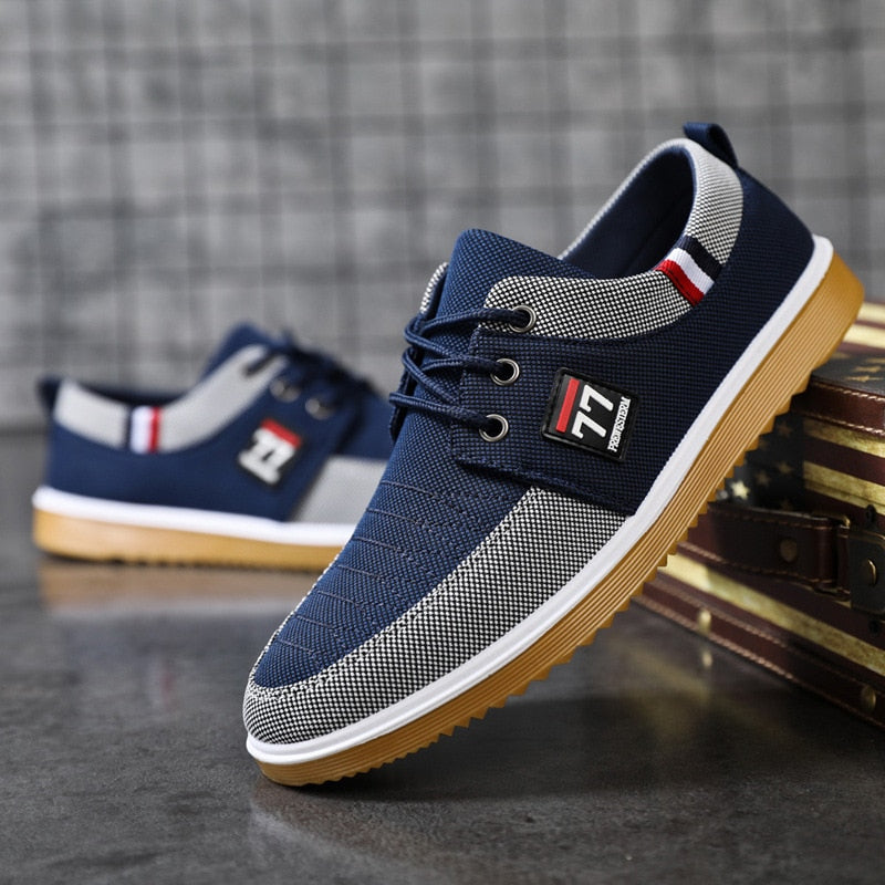 New Men's Canvas Shoes Lightweight Sports Shoes Casual Mesh  Breathable