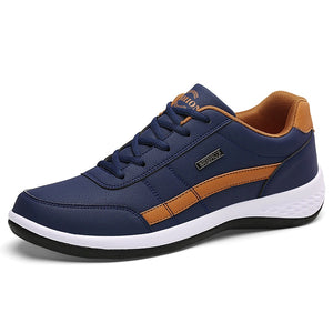 Leather Men Shoes Sneakers Trend Casual Shoe Italian Breathable Leisure