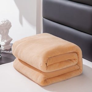 70x100cmGrey Flannel Fleece Blanket Adult Children Soft Warm Throw Bed Covers