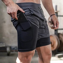Load image into Gallery viewer, Camo Running Shorts Men Gym Sports Shorts
