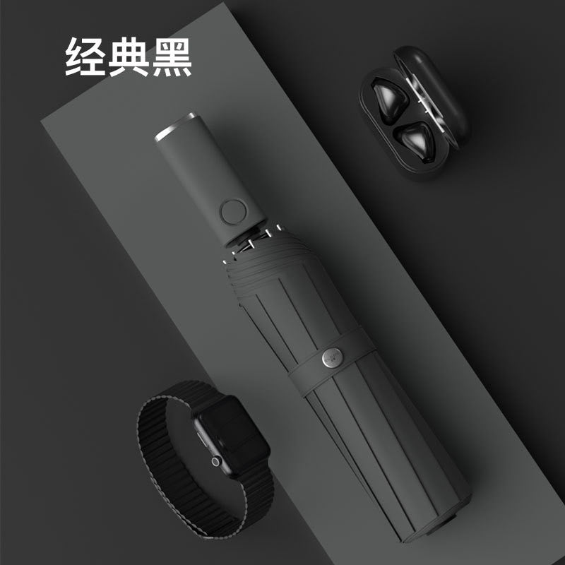 Xiaomi Umbrella Light Automatic Shrinkable Black Folding Umbrella