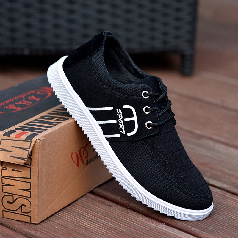 New Men's Canvas Shoes Lightweight Sports Shoes Casual Mesh  Breathable