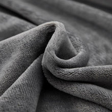 Load image into Gallery viewer, 70x100cmGrey Flannel Fleece Blanket Adult Children Soft Warm Throw Bed Covers
