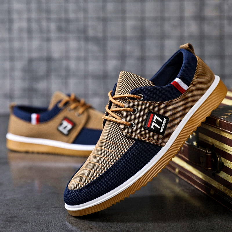 New Men's Canvas Shoes Lightweight Sports Shoes Casual Mesh  Breathable