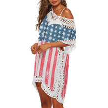 Load image into Gallery viewer, Summer Knitted Beach Cover Up
