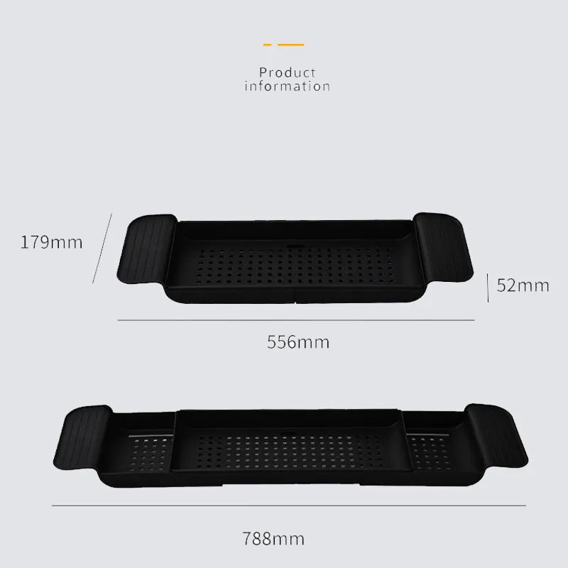 Bathtub Shelf Extendable Bathroom Bathtub Tray Shower Caddy