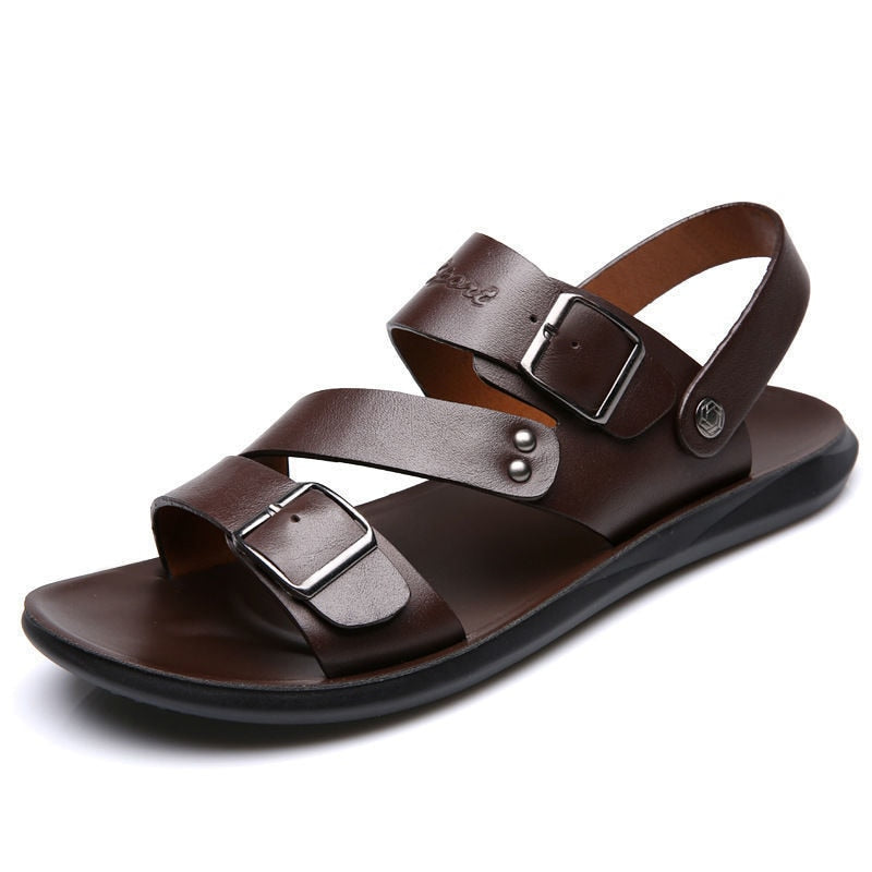 Fashion Comfortable Men's Leather Sandals