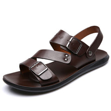 Load image into Gallery viewer, Fashion Comfortable Men&#39;s Leather Sandals
