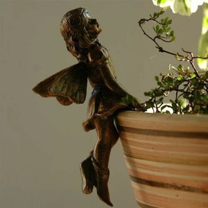 Mini Girl Hanging Cup Resin Decoration Fairy
