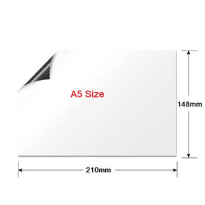 A5 Magnetic Whiteboard Fridge Magnets Dry Wipe White Board