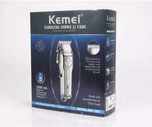 Load image into Gallery viewer, Kemei Rechargeable Electric Hair Clipper for Men
