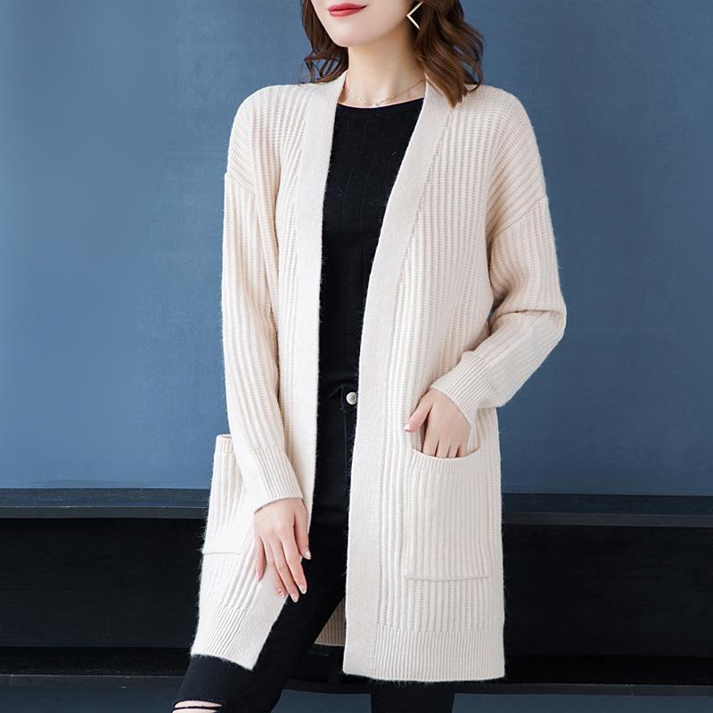 Loose Knitted Shawl Versatile Sweater Coat Women's