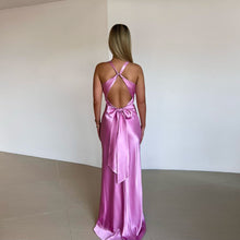 Load image into Gallery viewer, Fashion Personality Slim Fit Satin Dress Women
