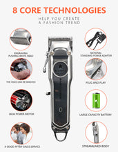 Load image into Gallery viewer, Kemei Rechargeable Electric Hair Clipper for Men
