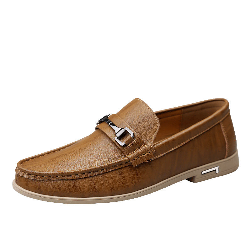 Fashion Male Platform Casual Leather Shoes