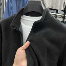 Load image into Gallery viewer, Stand Collar Zipper Thermal Polar Fleece Men&#39;s Coat
