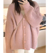 Load image into Gallery viewer, Idle Style Knitted Cardigan Sweater For Women Autumn And Winter
