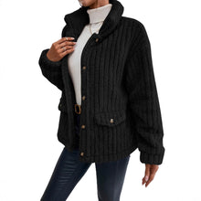 Load image into Gallery viewer, New Double-sided Velvet Button Cardigan Casual Coat
