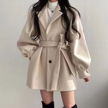 Load image into Gallery viewer, Hepburn Style Woolen Coat For Women
