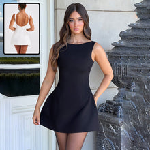 Load image into Gallery viewer, Sexy Slim-fitting Backless Dress Summer Sleeveless Short Dresses
