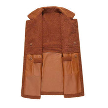 Load image into Gallery viewer, Women&#39;s Lambswool Haining Leather Coat
