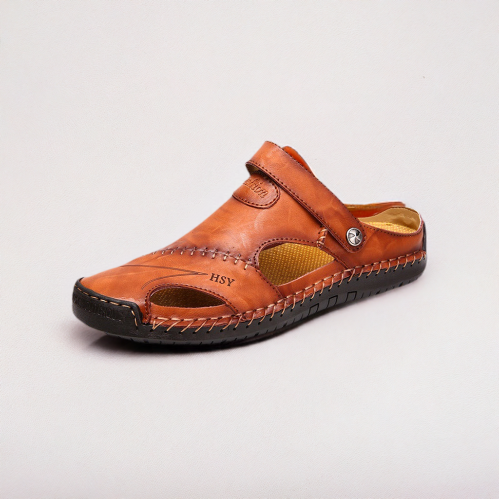 Genuine Leather Roman Summer Sandals For Men