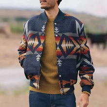 Load image into Gallery viewer, Geometric Pattern Men&#39;s Jacket
