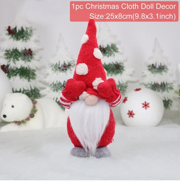 Gnome Christmas Faceless Doll  Decorations - foxberryparkproducts